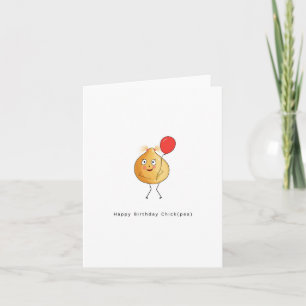 Geburtskarte. Happy Birthday Chick, Chickpea, Pub Karte