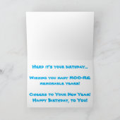 Geburtskarte "Herd der Kühe" Karte (Innenseite)