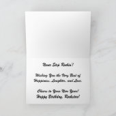 Geburtskarte "Historische Aufzeichnung" Karte (Innenseite)