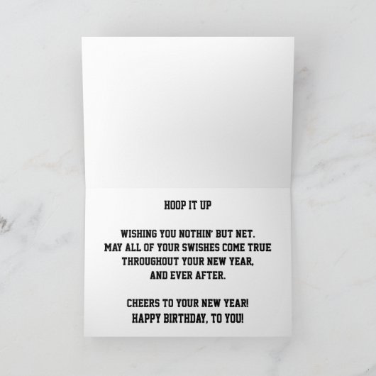 Geburtskarte "Hoop Creams" Karte (Innenseite)