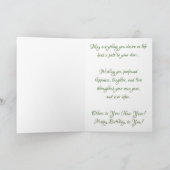 Geburtskarte "In Throat" Karte (Innenseite)