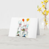 GEBURTSKARTE - KABEL AUS EISENBAHNEN - KOCH KARTE (Gelbe Blume)