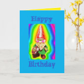 Geburtskarte Karte (Gelbe Blume)