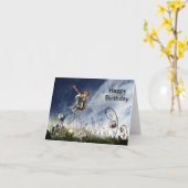 Geburtskarte Karte (Gelbe Blume)