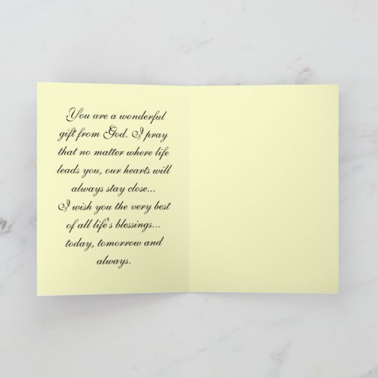 Geburtskarte Karte (Innenseite)