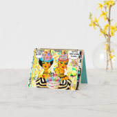 Geburtskarte Karte (Gelbe Blume)