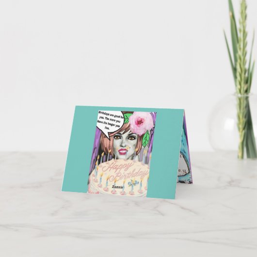 Geburtskarte Karte (Rückseite)