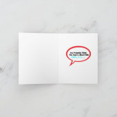 Geburtskarte Karte (Innenseite)