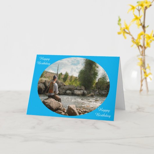 Geburtskarte Karte (Gelbe Blume)