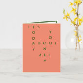 Geburtskarte Karte (Gelbe Blume)