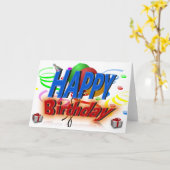 Geburtskarte Karte (Gelbe Blume)