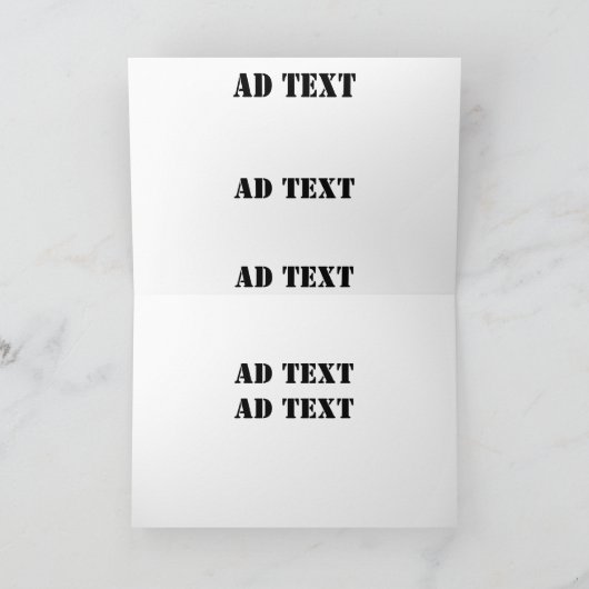 Geburtskarte Karte (Innenseite)