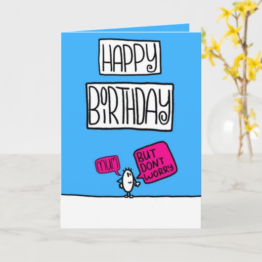 Geburtskarte Karte (Gelbe Blume)