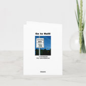 Geburtskarte Karte (Rückseite)