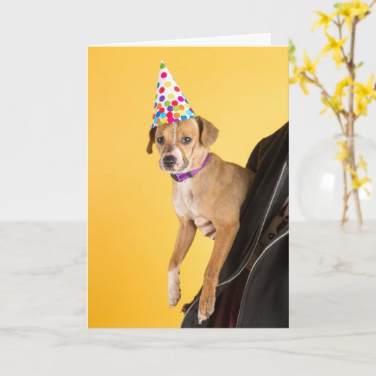 Geburtskarte Karte (Gelbe Blume)