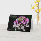 Geburtskarte: Karte (Gelbe Blume)