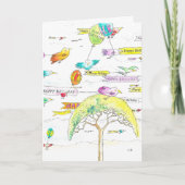 Geburtskarte Karte (Vorderseite)