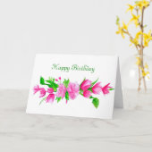 Geburtskarte Karte (Gelbe Blume)