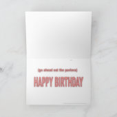 Geburtskarte Karte (Innenseite)