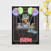 Geburtskarte Karte (Gelbe Blume)