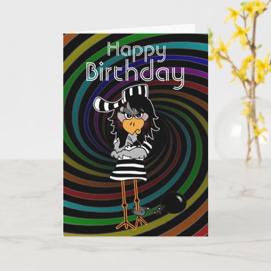 Geburtskarte Karte (Gelbe Blume)