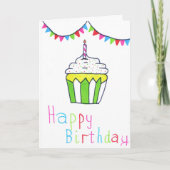 Geburtskarte Karte (Vorderseite)