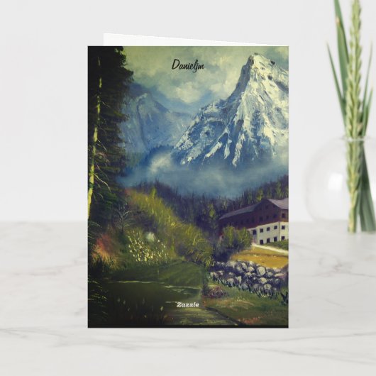 Geburtskarte Karte (Rückseite)