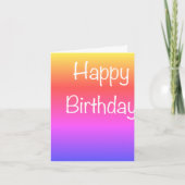 Geburtskarte Karte (Vorderseite)