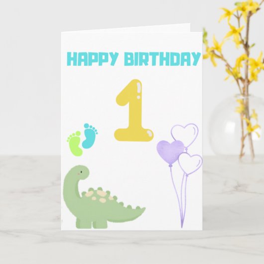 Geburtskarte Karte (Gelbe Blume)