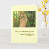 Geburtskarte Karte (Gelbe Blume)