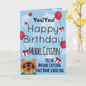 Geburtskarte Karte (Gelbe Blume)