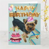 Geburtskarte Karte (Gelbe Blume)