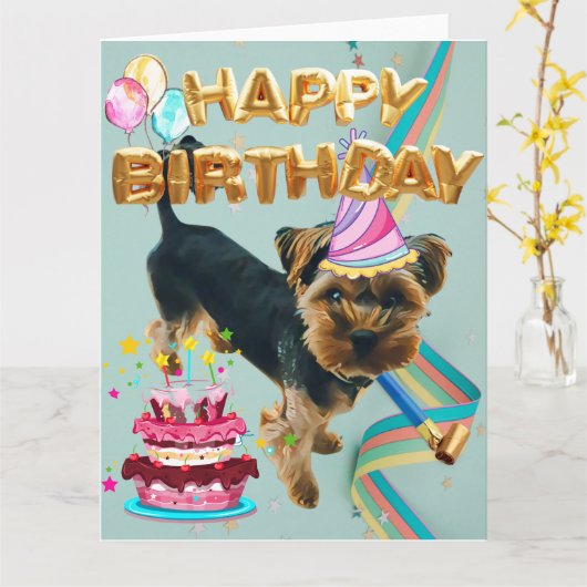 Geburtskarte Karte (Gelbe Blume)