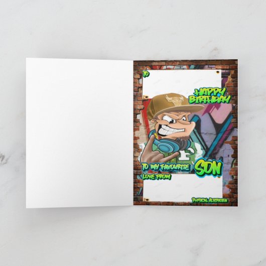 Geburtskarte Karte (Innenseite)