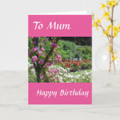 Geburtskarte Karte (Gelbe Blume)