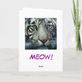 Geburtskarte: Katze Geburtstagskarte Karte (Rückseite)