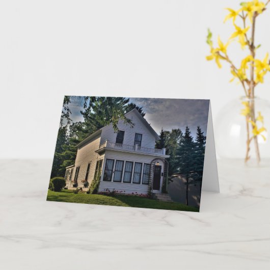 Geburtskarte "Kein Ort wie Zuhause" Karte (Gelbe Blume)