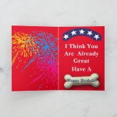 Geburtskarte "Make Bassets Great Again" Karte (Innenseite)