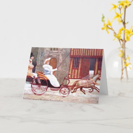 Geburtskarte, Marie Corelli Karte (Gelbe Blume)