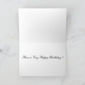 Geburtskarte, Midland-Bahn Karte (Innenseite)