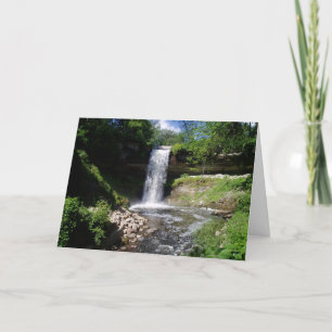 Geburtskarte "Minnehaha Falls #3" Karte