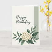 Geburtskarte mit Blumenmotiv Karte (Gelbe Blume)