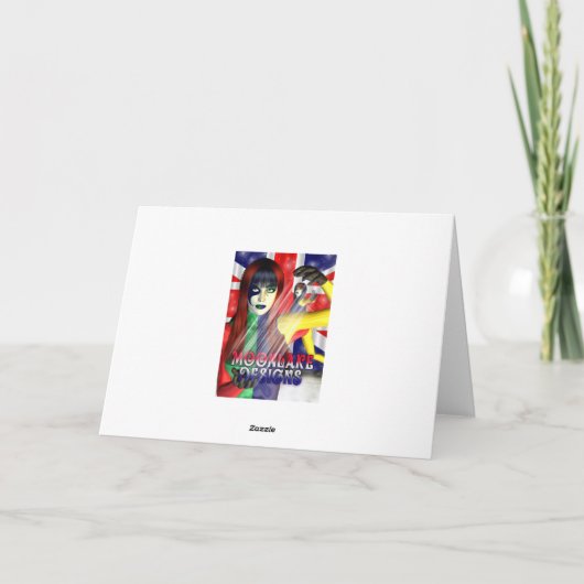 Geburtskarte mit Capybara Karte (Rückseite)