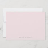 Geburtskarte mit Elefanten und Vögeln Einladung (Rückseite)