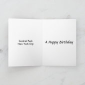 Geburtskarte - New York City Karte (Innenseite)