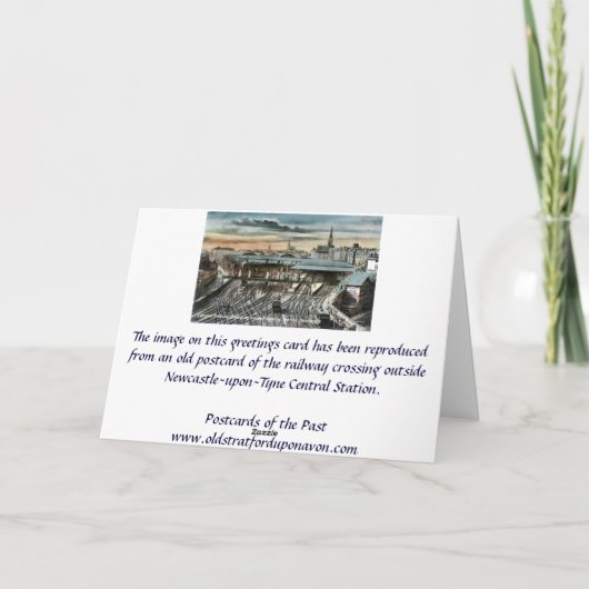 Geburtskarte - Newcastle-upon-Tyne Karte (Rückseite)