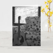 Geburtskarte "Oak Grove Guitar" Karte (Gelbe Blume)