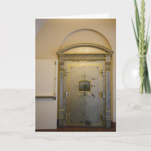 Geburtskarte "Old Hotel Doors" Karte (Vorderseite)