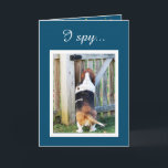 Geburtskarte "Perfect Friend" mit Niedlichem Basse Karte<br><div class="desc">Geburtskarte "Perfect Friend" mit Niedlichem Basset</div>