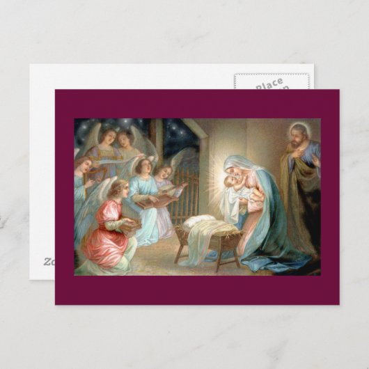 Geburtskarte Postkarte (Vorne/Hinten)